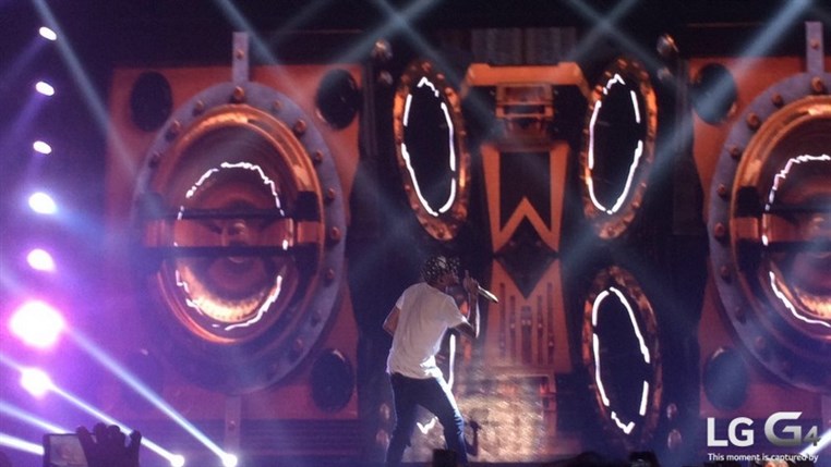 Chris Brown Concert Taken by the LGG4